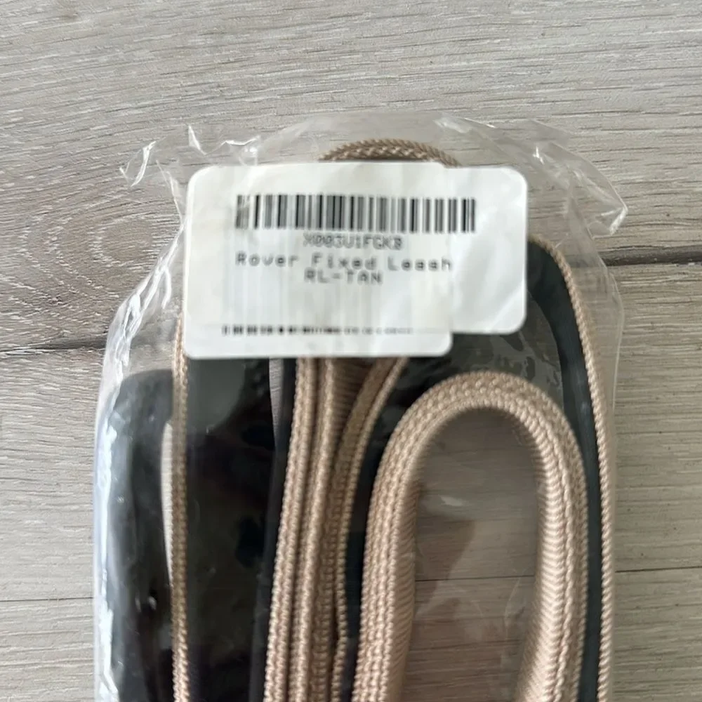Mountain Hound River Fixed Leash Tan/Black NWT IN PACKAGE